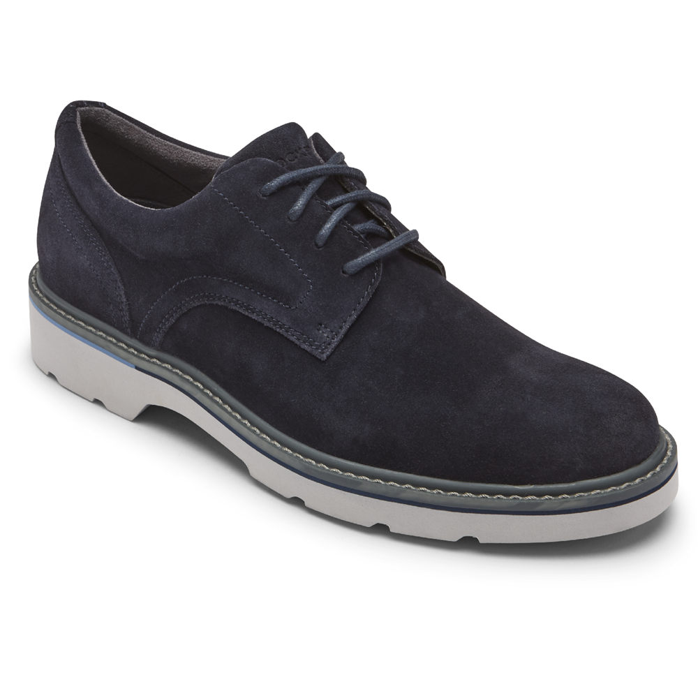 Rockport Oxfords Herre Marineblå - Charlee Waterproof Plain Toe - EJMY78123